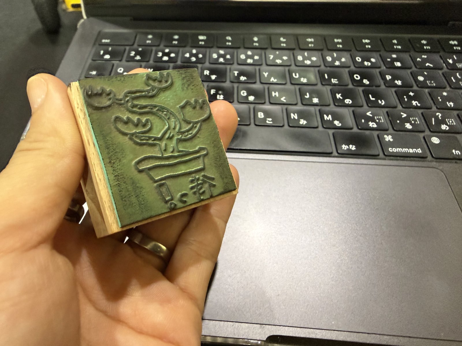 レーザー彫刻で作ったオリジナルはんこ
